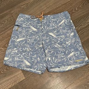 Patagonia Boardshorts - Awesome, Unique Koi Fish Print!